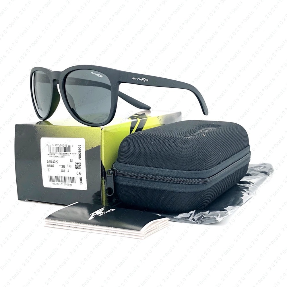 Arnette Go Time AN4227 01/87 57mm Matte Black Sunglasses